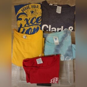 Men 2XL Lot of 5 One Blood /platelet Donor T-Shirts Exceptional - Super - Heroes